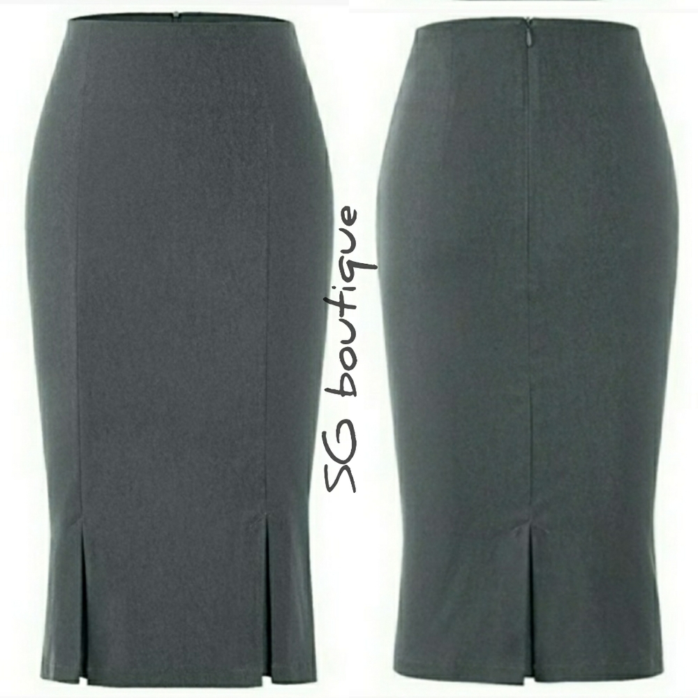 🆕⭐Grey pencil midi skirt ⭐